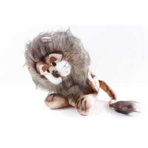 Rare Vintage 1960s Kamar Mohair Lion Plush, Handmade Prototype Stuffed